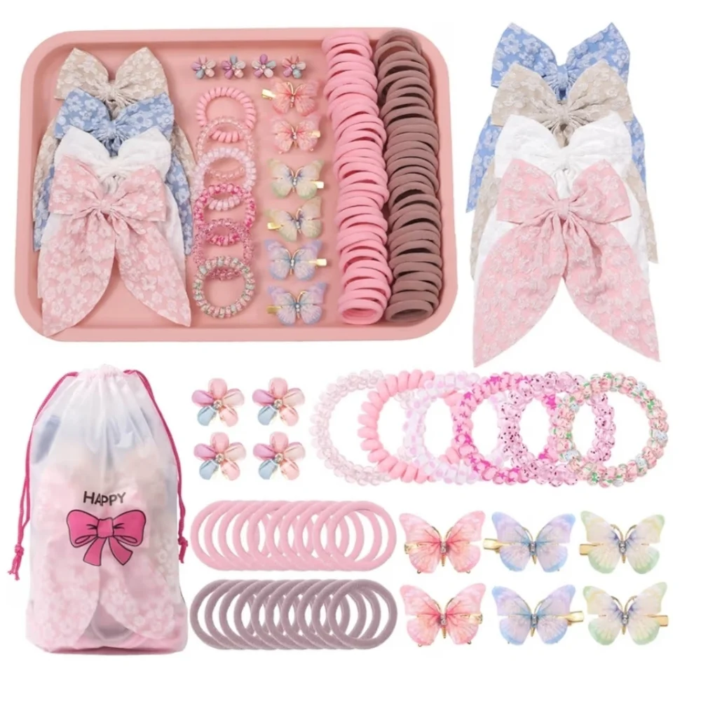 Girls Hair Accessories Set 70pcs